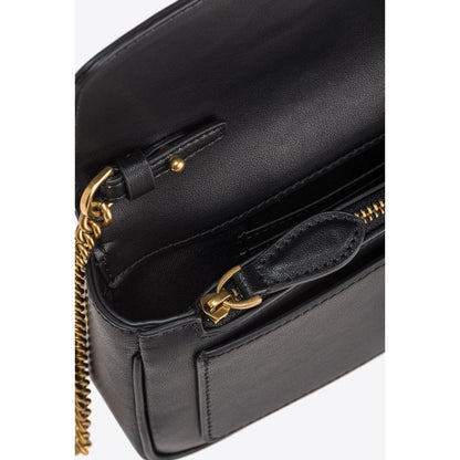PINKO Black Leather Handbag