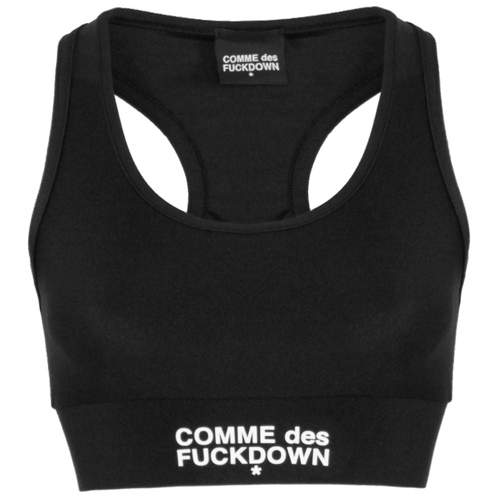 Чорні нейлонові топи та футболка Comme Des Fuckdown