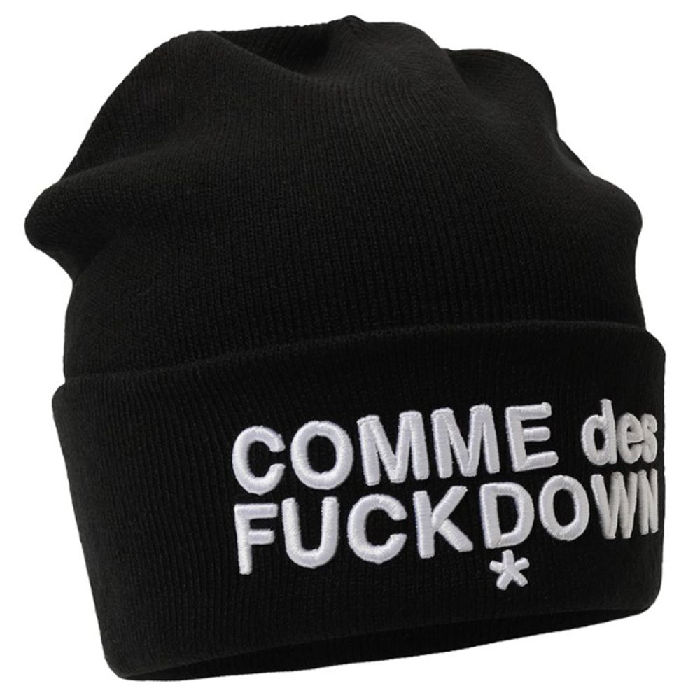 Чорні акрилові шапки Comme Des Fuckdown