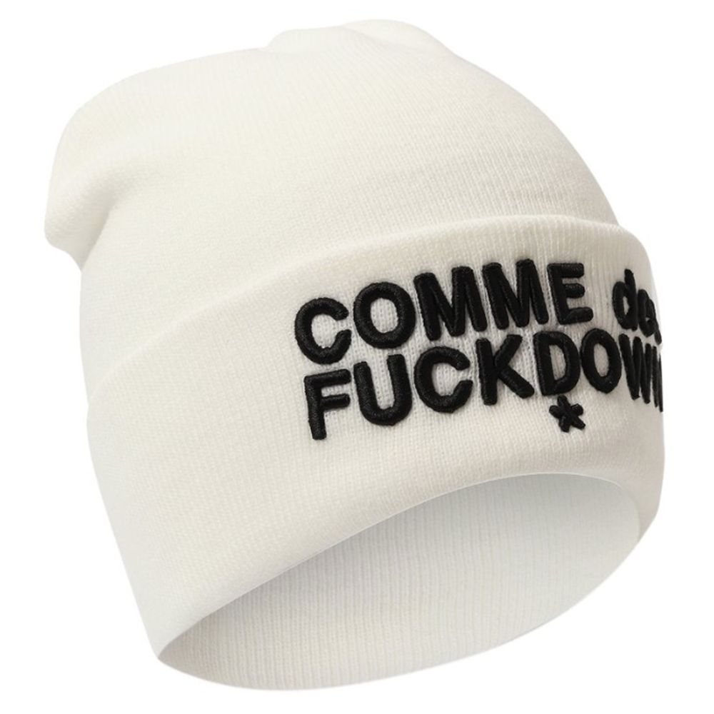Comme Des Fuckdown білі акрилові капелюхи та кепки