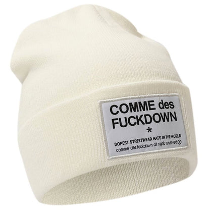 Comme Des Fuckdown білі акрилові капелюхи та кепки