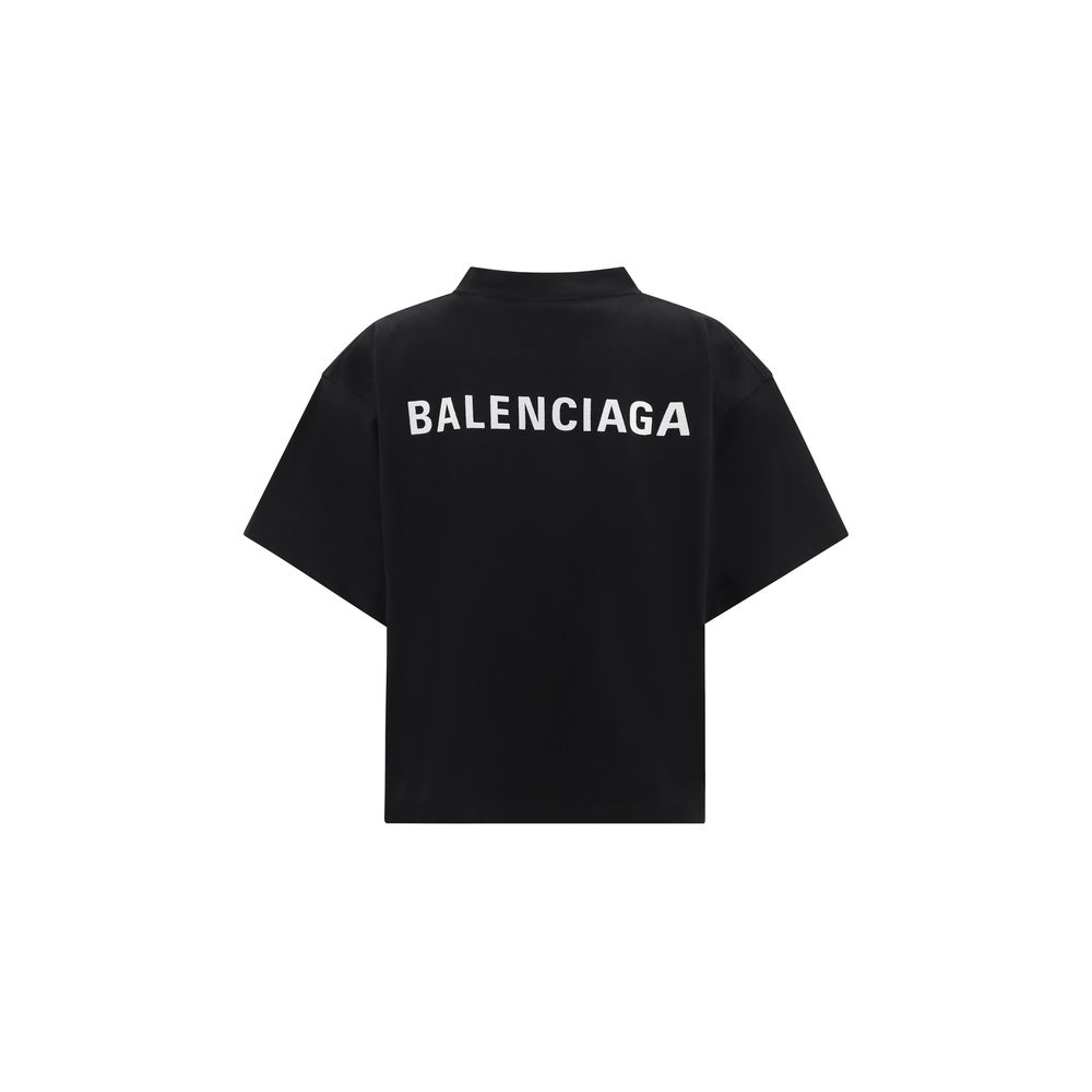 Біла футболка з логотипом Balenciaga