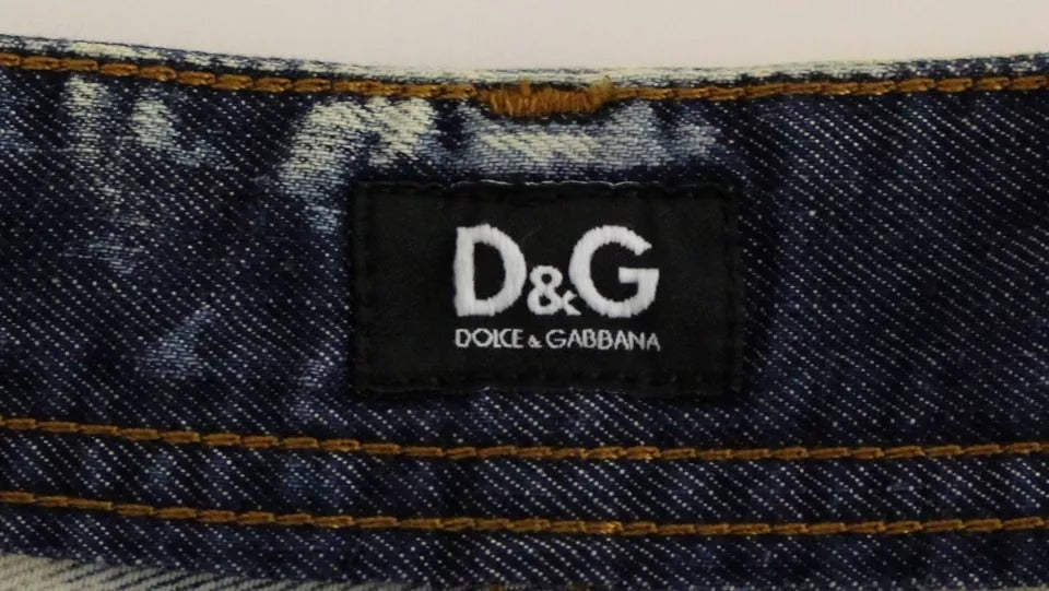 Джинсові шорти Dolce &amp; Gabbana Blue D&amp;G Cotton Washed Jeans