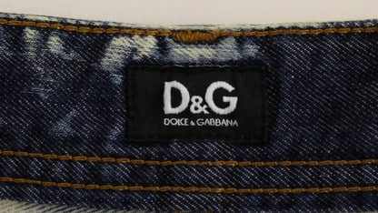 Джинсові шорти Dolce &amp; Gabbana Blue D&amp;G Cotton Washed Jeans