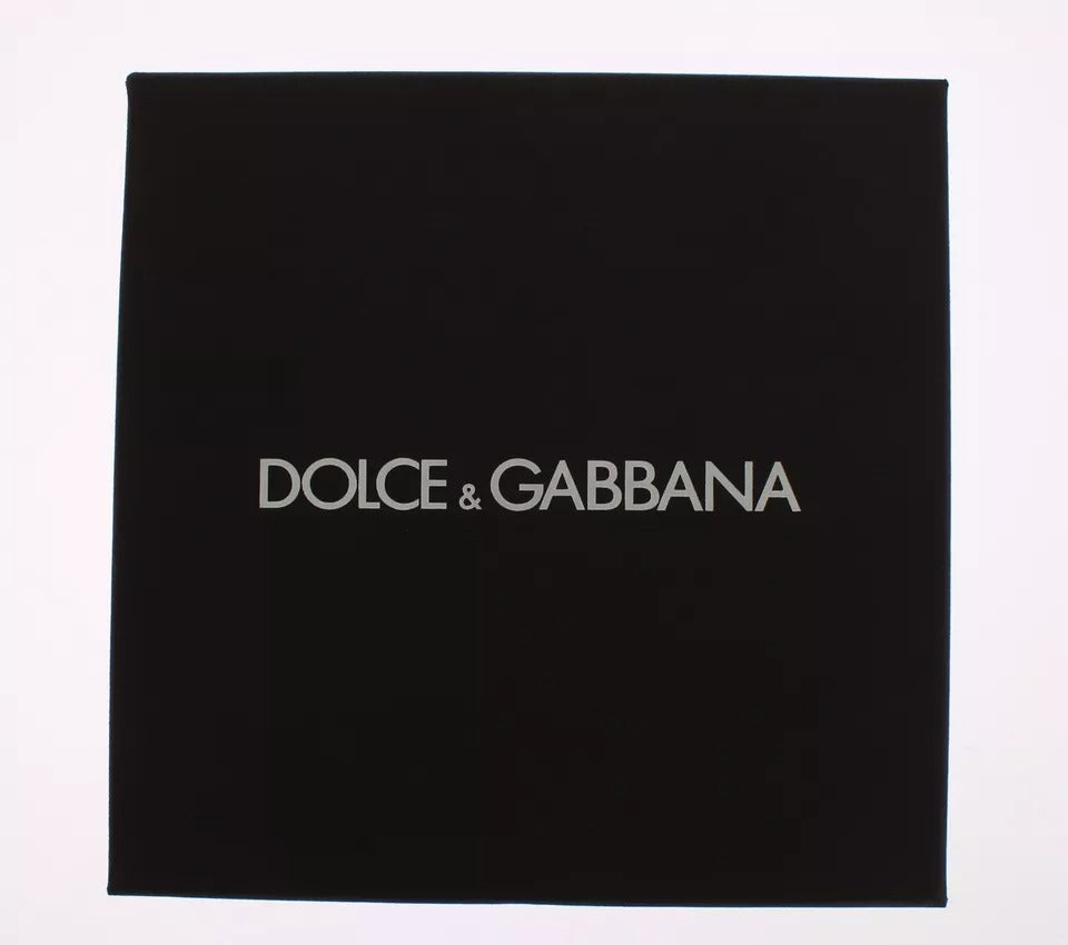 Брелок із шкіряною застібкою Dolce &amp; Gabbana із коричневого золота та рафії