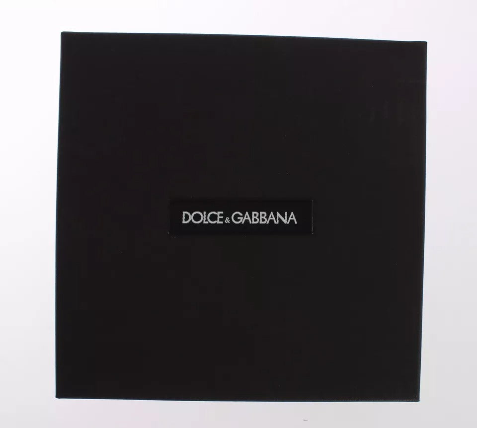 Брелок Dolce &amp; Gabbana із червоно-жовтої шкіри рафії та застібкою Finder