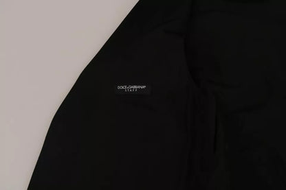 Чорний вовняний жилет із логотипом Dolce &amp; Gabbana