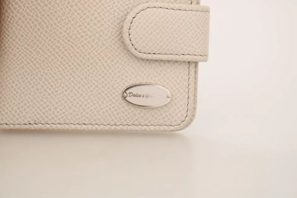 Шкіряний чохол для презервативів Dolce &amp; Gabbana White Dauphine, кишеньковий гаманець