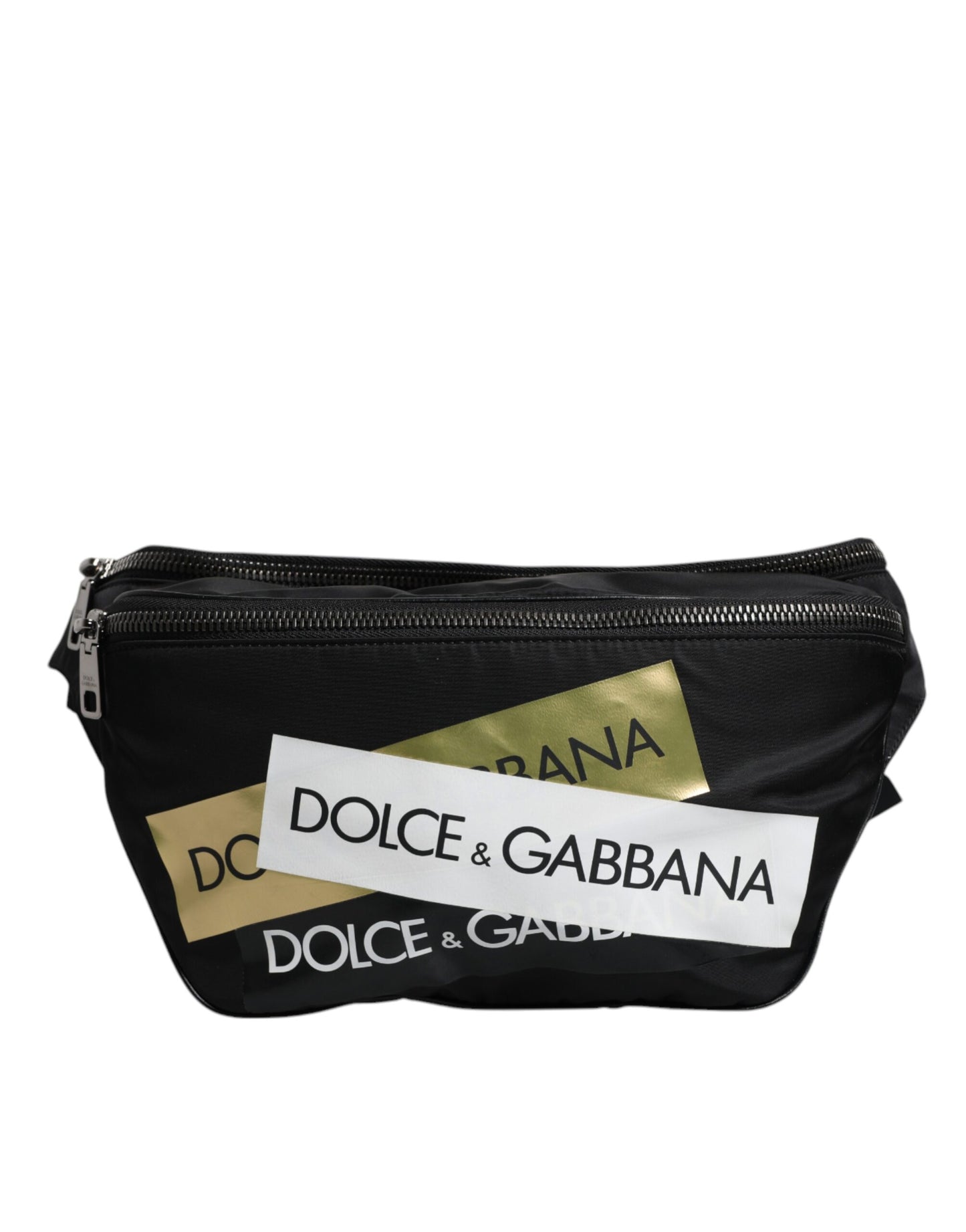 Сумка Dolce &amp; Gabbana з чорного нейлону на поясі та поясі з логотипом