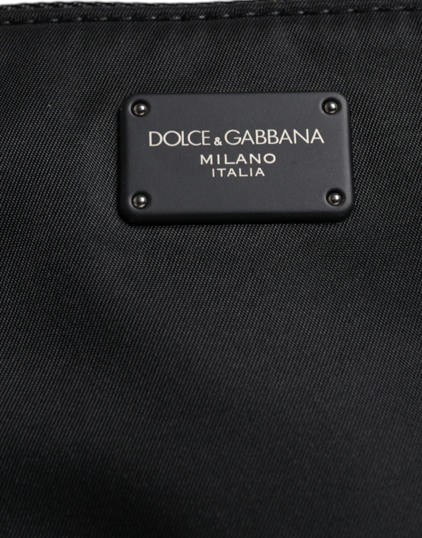 Сумка Dolce &amp; Gabbana з чорного нейлону на поясі та поясі з логотипом