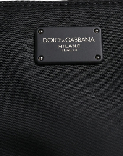 Сумка Dolce &amp; Gabbana з чорного нейлону на поясі та поясі з логотипом