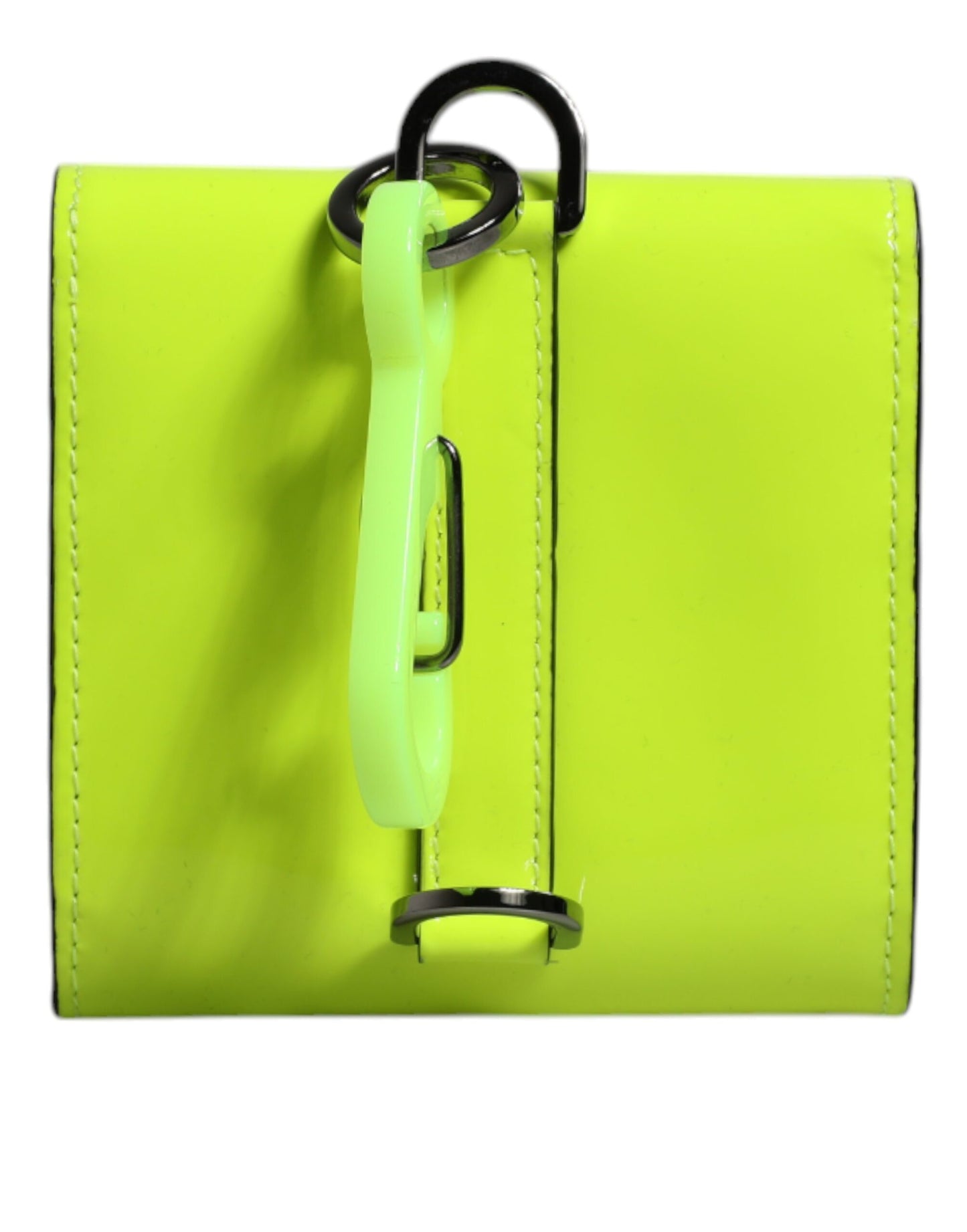 Гаманець Dolce &amp; Gabbana Yellow Green Bifold DG з логотипом на шийному ремені