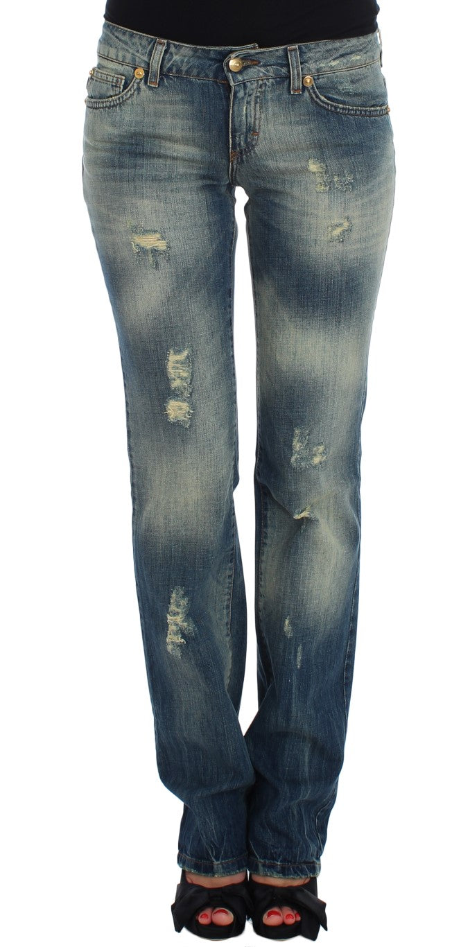 Cavalli Sleek Flair Leg Denim із заниженою талією