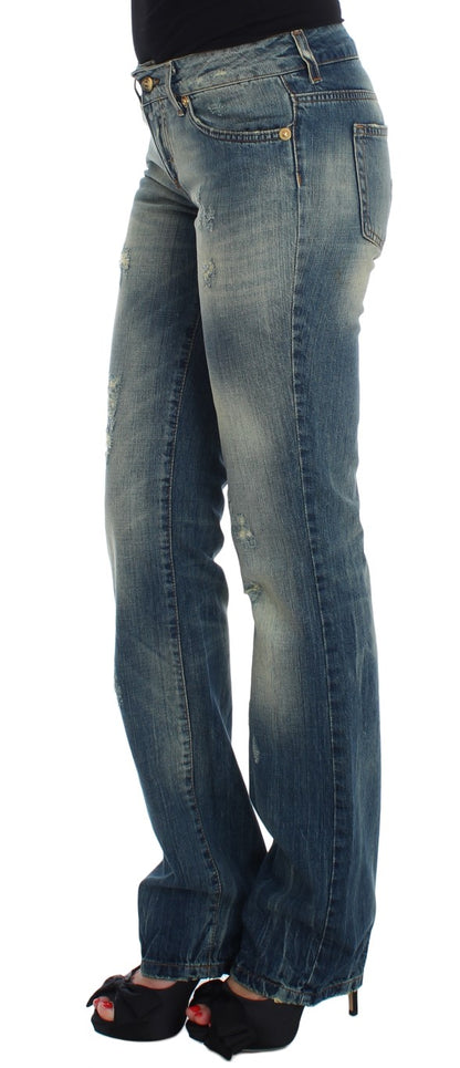 Cavalli Sleek Flair Leg Denim із заниженою талією