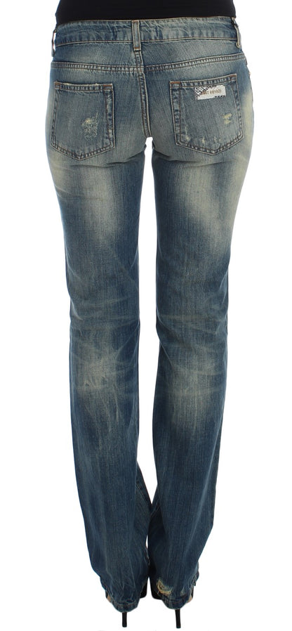 Cavalli Sleek Flair Leg Denim із заниженою талією