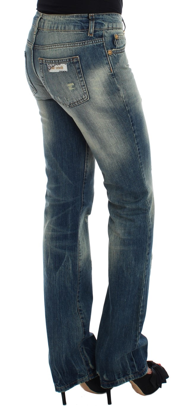 Cavalli Sleek Flair Leg Denim із заниженою талією