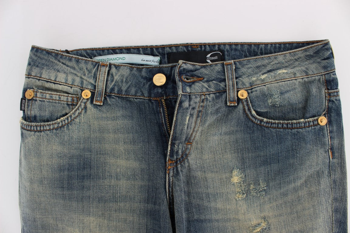 Cavalli Sleek Flair Leg Denim із заниженою талією