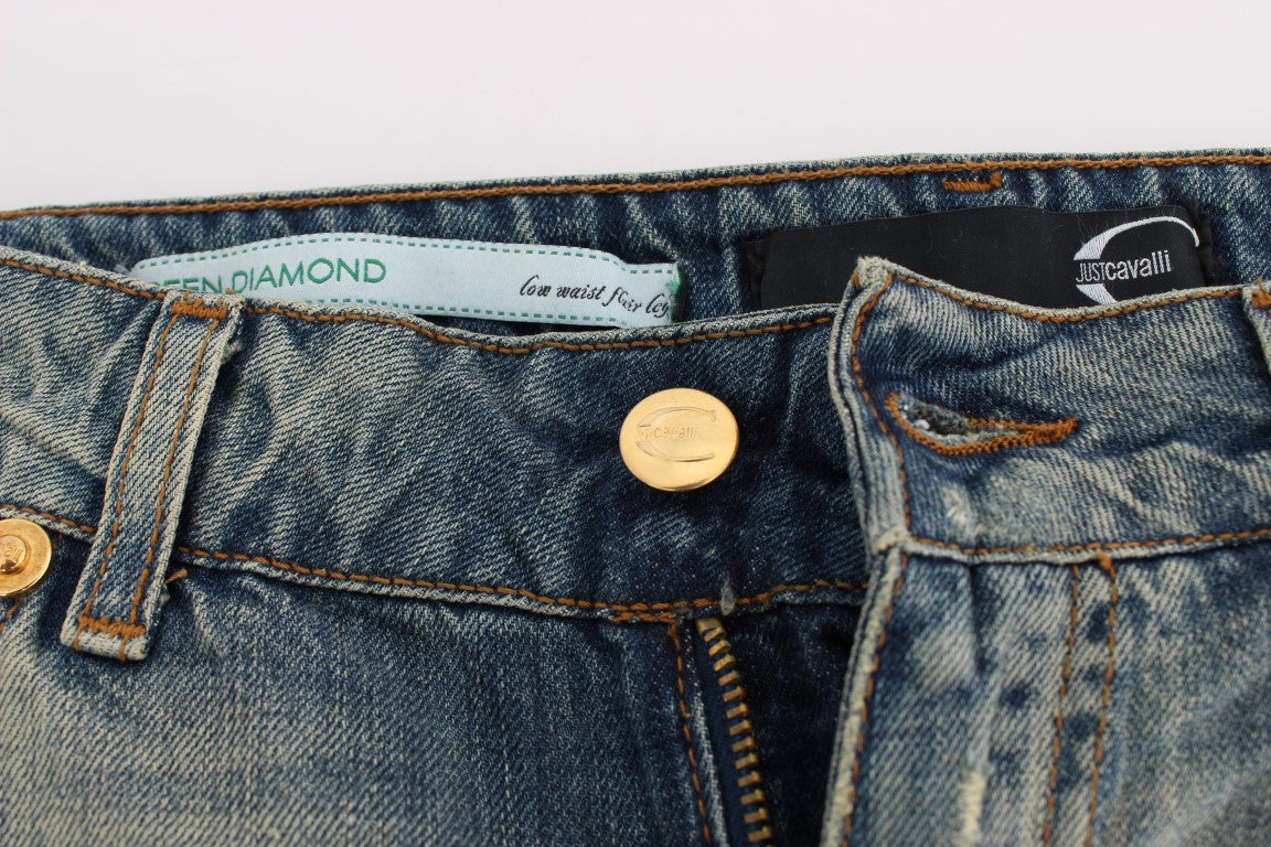 Cavalli Sleek Flair Leg Denim із заниженою талією