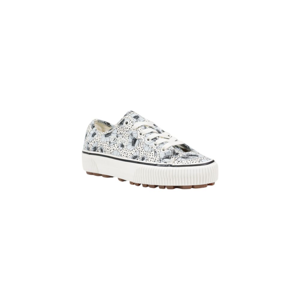 Сині шкіряні кросівки Vans