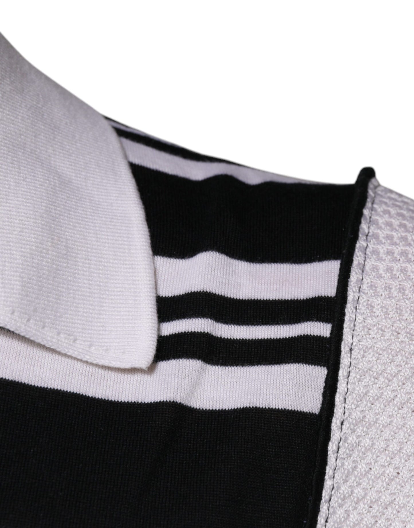 Футболка поло Dolce &amp; Gabbana Black White Stripes з коміром