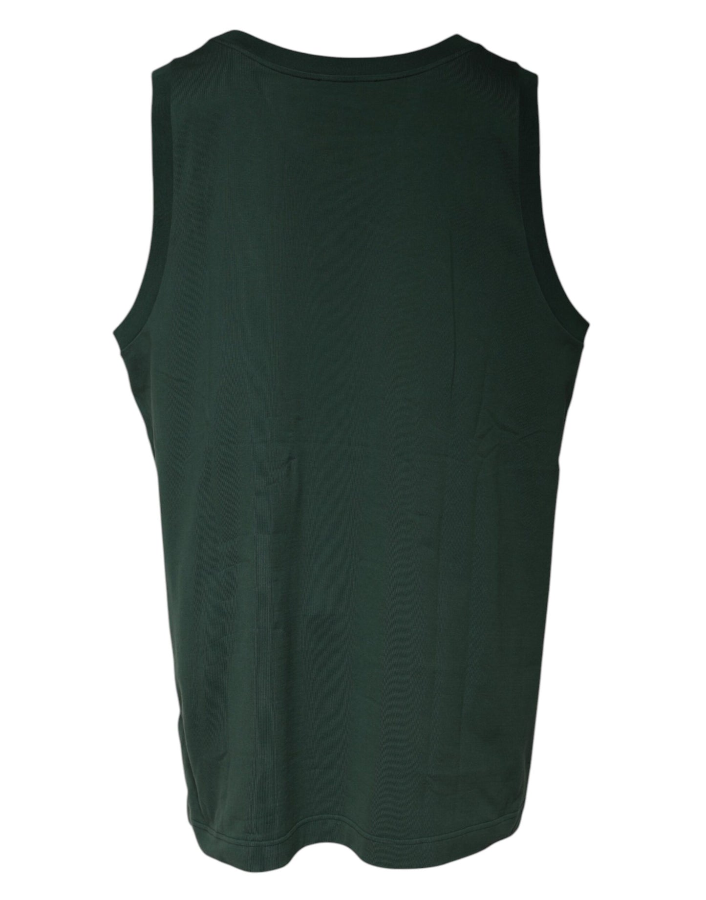 Футболка без рукавів із круглим вирізом Dolce &amp; Gabbana Green DG