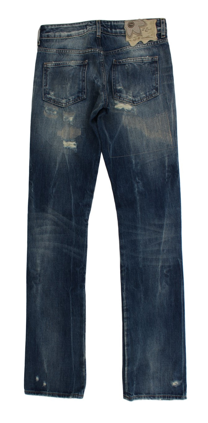 Сині джинси Cavalli Elegant Flare Fit