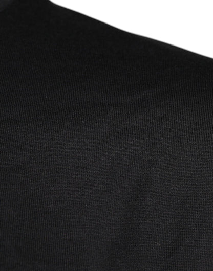 Бавовняна футболка з круглим вирізом і логотипом Dolce &amp; Gabbana