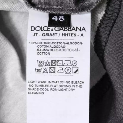 Сіра футболка Dolce &amp; Gabbana 2019 рік свині з коротким рукавом