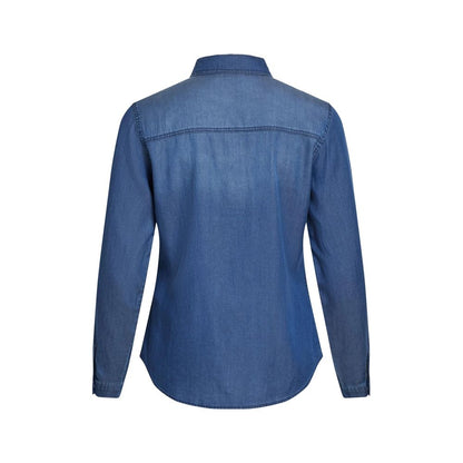 Синій бавовняний светр Vila Clothes