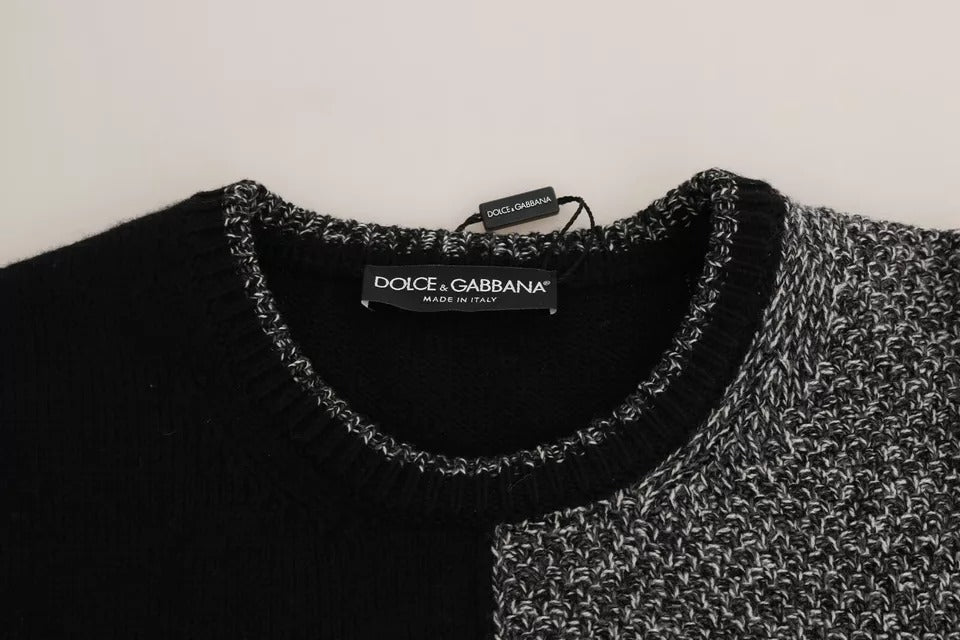 В'язаний кашеміровий вовняний светр Dolce &amp; Gabbana Multicolor KING Knight Monkey