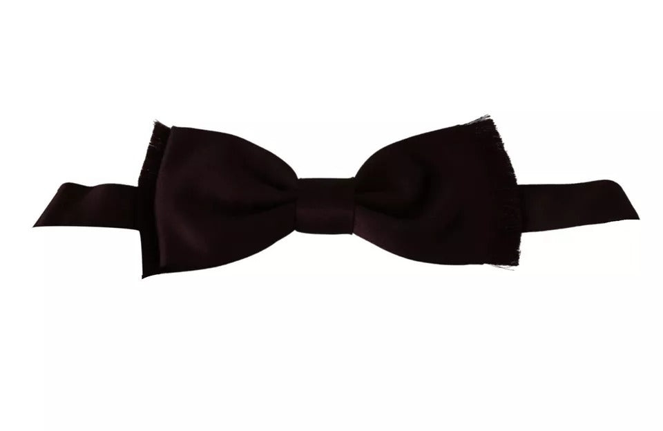 Однотонна класична краватка Dolce &amp; Gabbana Bordeaux Red Silk
