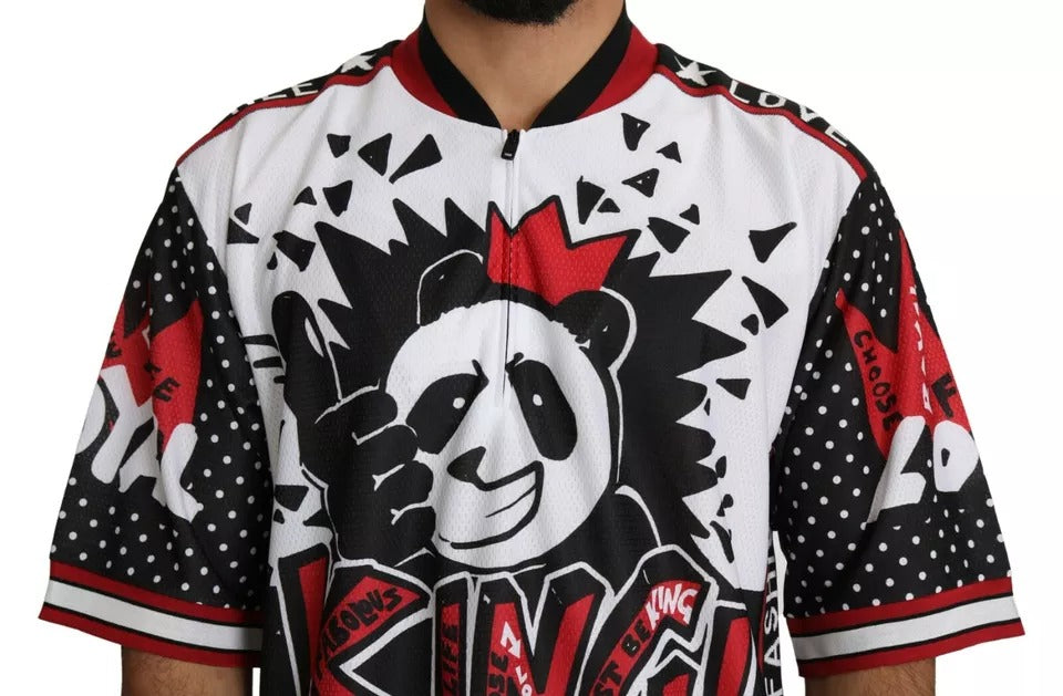 Поліестерова футболка Dolce &amp; Gabbana White King Panda