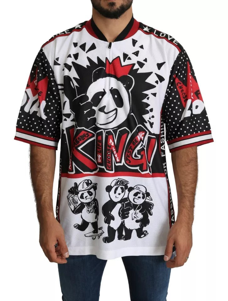 Поліестерова футболка Dolce &amp; Gabbana White King Panda
