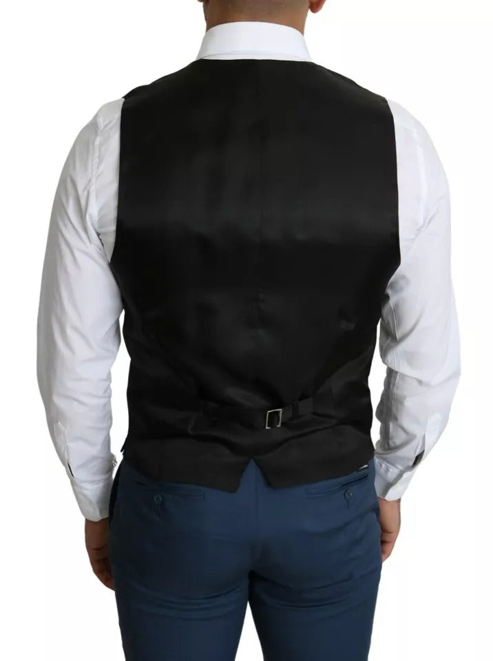 Dolce &amp; Gabbana Black Men Formal STAFF Сукня Жилет Жилет