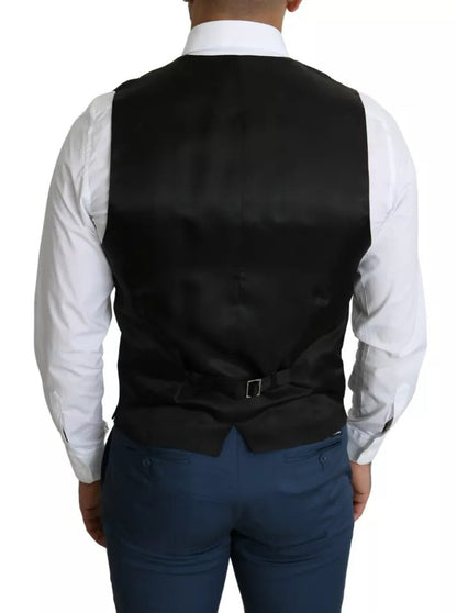 Dolce &amp; Gabbana Black Men Formal STAFF Сукня Жилет Жилет
