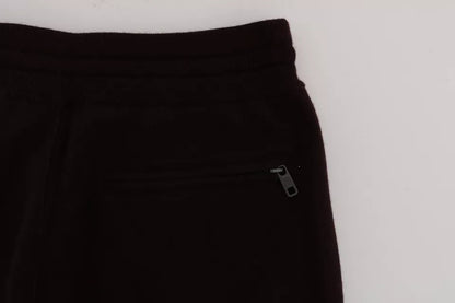 Фіолетові кашемірові спортивні штани Dolce &amp; Gabbana для тренувань