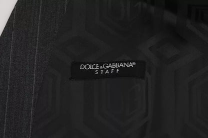 Жилет із сірої вовни Dolce &amp; Gabbana