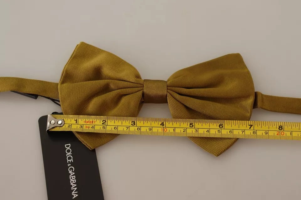 Жовтий гірчичний шовковий метелик Dolce &amp; Gabbana для чоловіків