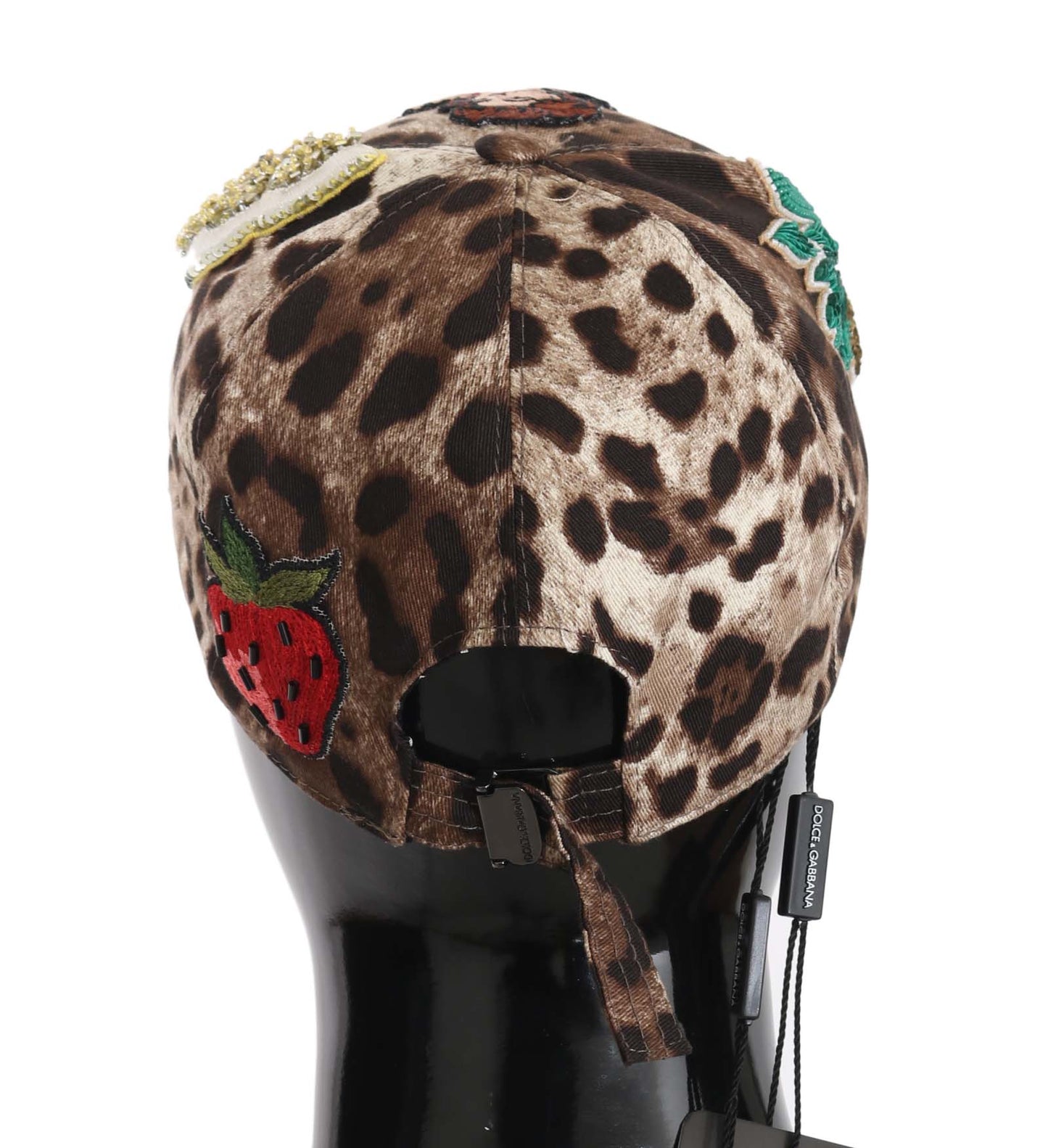 Елегантна бейсболка Dolce &amp; Gabbana з леопардовим паєтками