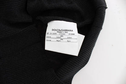 Елегантний чорний пуловер без рукавів Dolce &amp; Gabbana