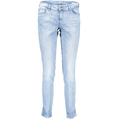 Світло-блакитні бавовняні жіночі джинси Guess Jeans