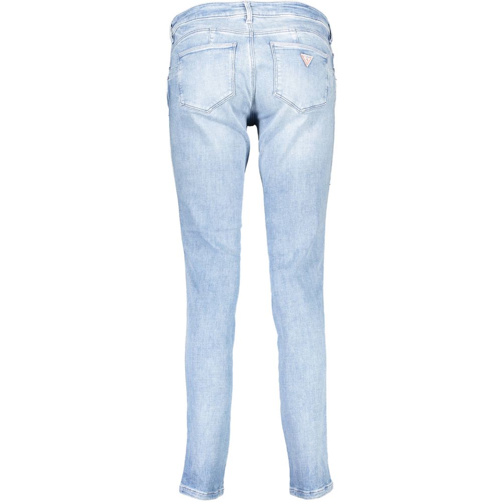 Світло-блакитні бавовняні жіночі джинси Guess Jeans