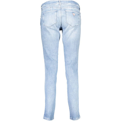Світло-блакитні бавовняні жіночі джинси Guess Jeans