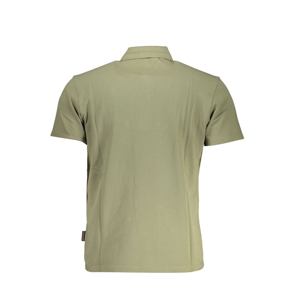 Чоловіча сорочка поло Napapijri Green Cotton