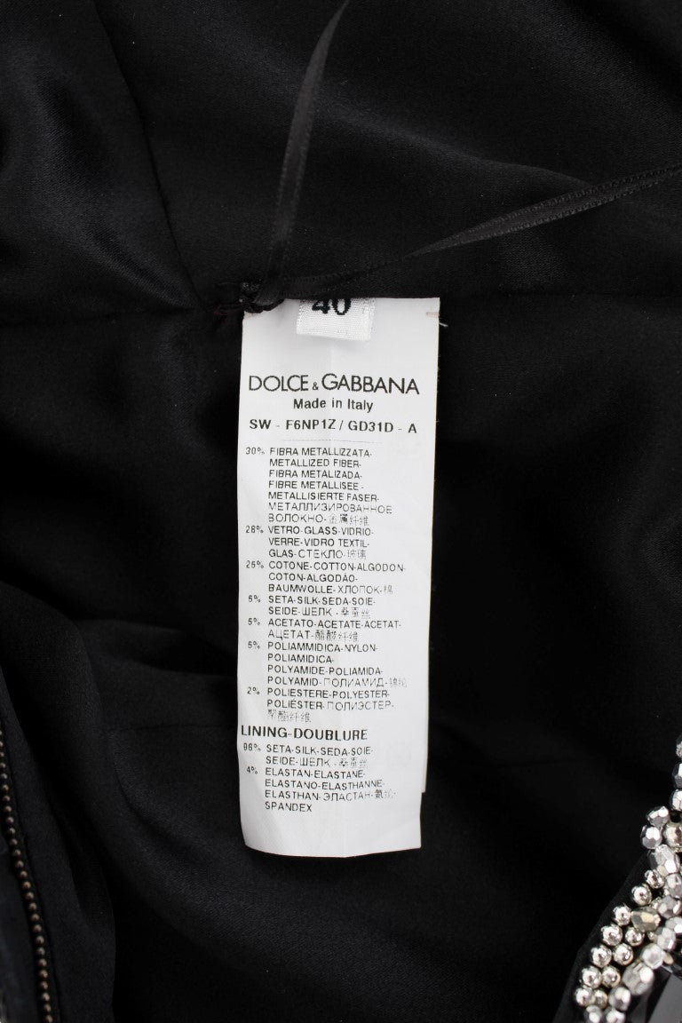 Шедевр сукні Dolce &amp; Gabbana зі сріблястим кришталем
