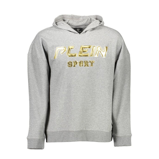 Сірий бавовняний чоловічий светр Plein Sport