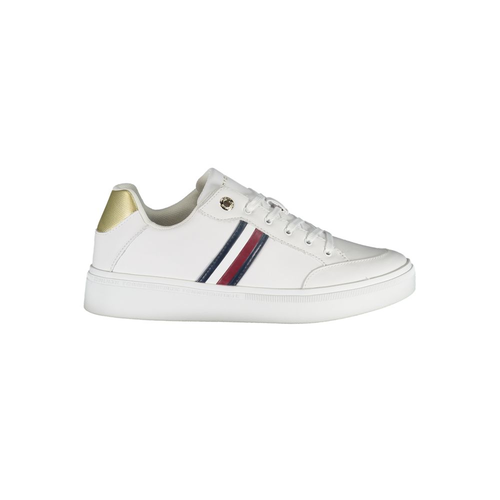 Білі шкіряні жіночі кросівки Tommy Hilfiger