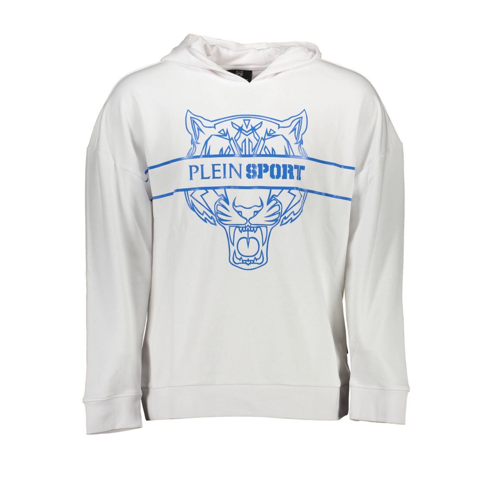Білий бавовняний чоловічий светр Plein Sport