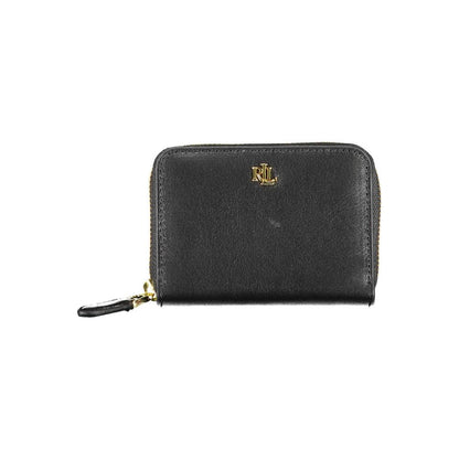 Чорний шкіряний гаманець Ralph Lauren