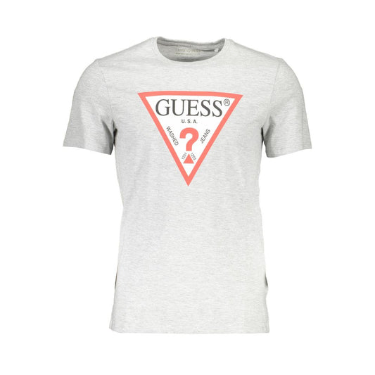Сіра бавовняна чоловіча футболка Guess Jeans